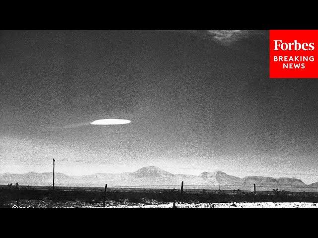 'Stunk Of A Government Coverup': GOP Lawmaker Trashes UFO Report Released By Government