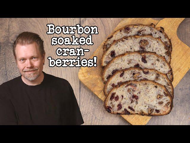 Amazing Walnut Cranberry Sourdough Bread Recipe | Foodgeek Baking