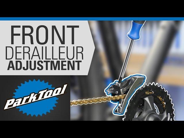 How to Adjust a Front Derailleur