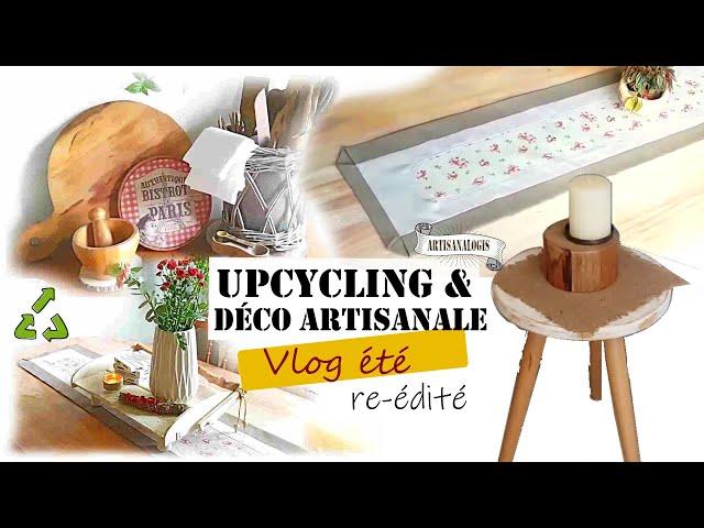 V8| upcycling & déco artisanale》mes projets style vintage shabby ~ diy deco  recup  brico  couture