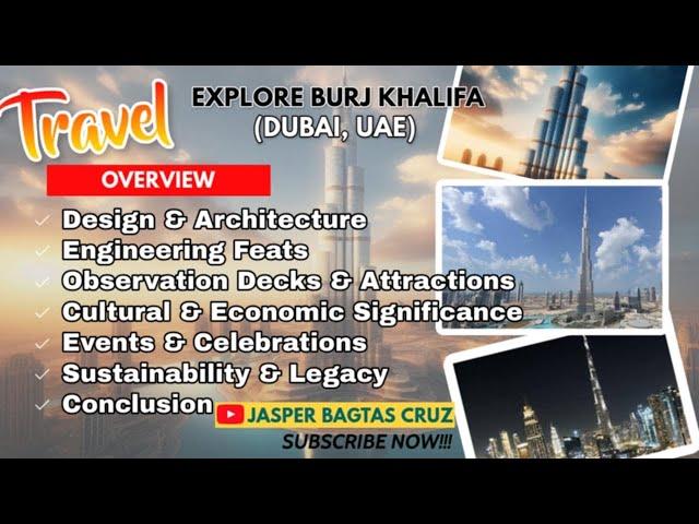 BURJ KHALIFA | DUBAI UNITED ARAB EMIRATES | TRAVEL | EXPLORE