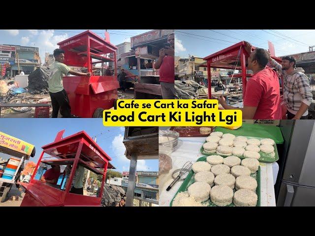 Finally the work of lights on the food cart is complete | When will the cart start?? #tamannaprav...