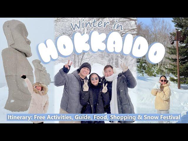 Hokkaido Japan Winter Itinerary • free activities • snow park, food & shopping | Latest Travel Guide