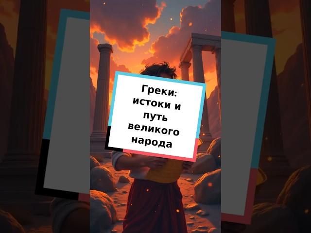Греки: истоки и путь великого народа  #история #греки #древниймир #культура #факты