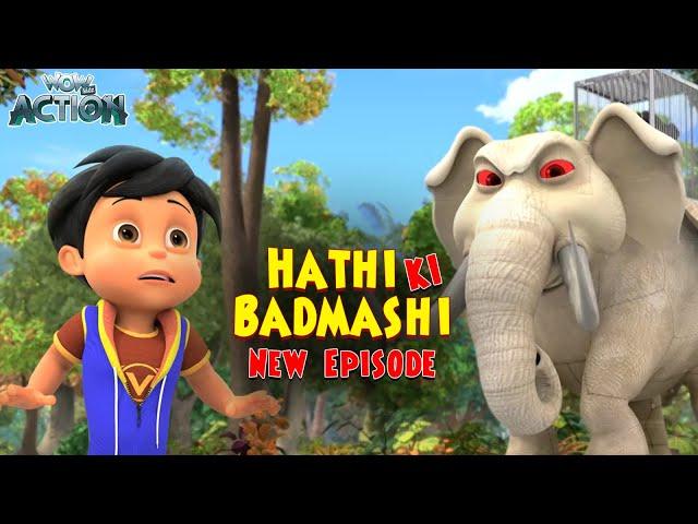 Hathi Vs Vir Ki Anokhi Fight | New Episode Of Vir The Robot Boy | Hathi Ki Badmashi EP01| Wow Action