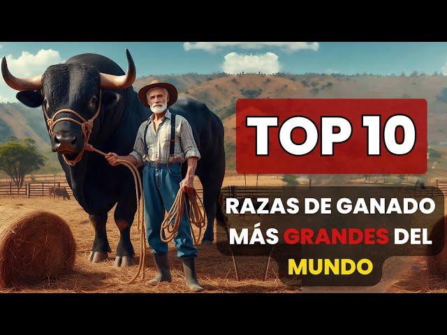 Las 10 razas de ganado más grandes del mundo y sus características #cattlebreeds