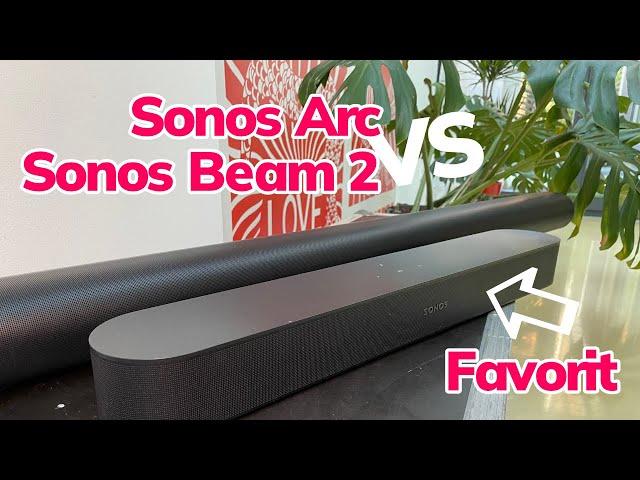 Sonos Arc vs Beam 2: Deswegen ist die Beam 2 mein Favorit...