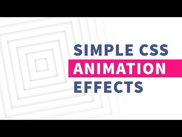 Simple CSS Animation Effects | Neumorphism