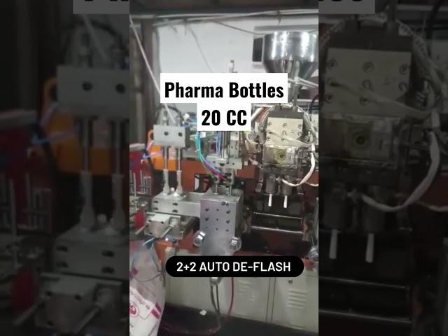 Pharmaceutical Bottles Manufacturing #machinery #hdpe #bottles #plastic #autodeflashing #extrusion