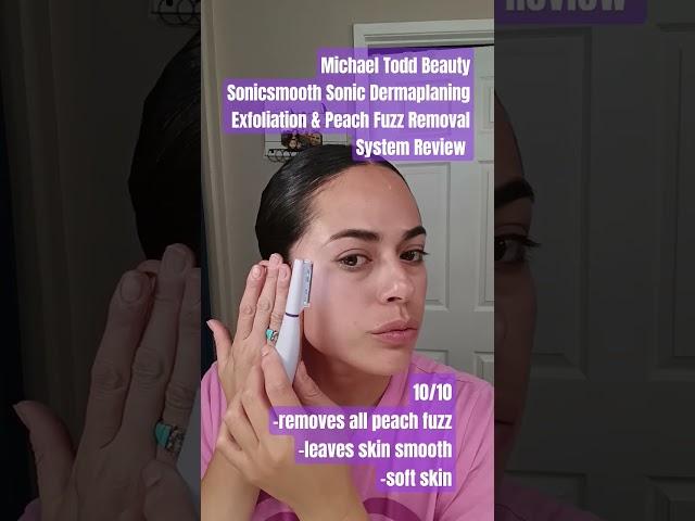 Michael Todd Beauty Sonicsmooth Sonic Dermaplaning Exfoliation & Peach Fuzz Removal System Review