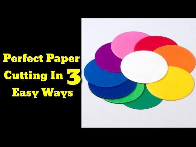 How To Cut Perfect Circle In 3 Easy Way || simple method