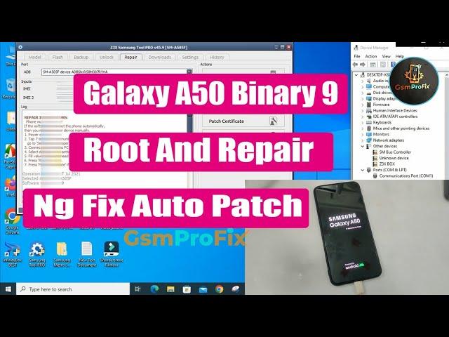 Samsung A50 SM-A505F Imei Repair Binary 9 / Imei NG Fix / Root / Auto Patch Firmware