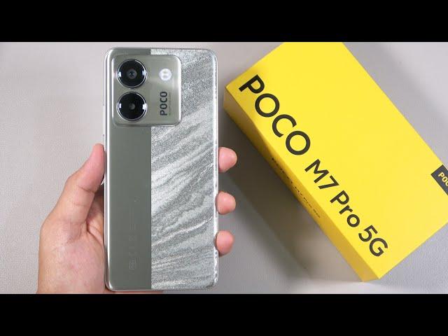 Poco M7 Pro 5G unboxing, camera, speakers, antutu, gaming test