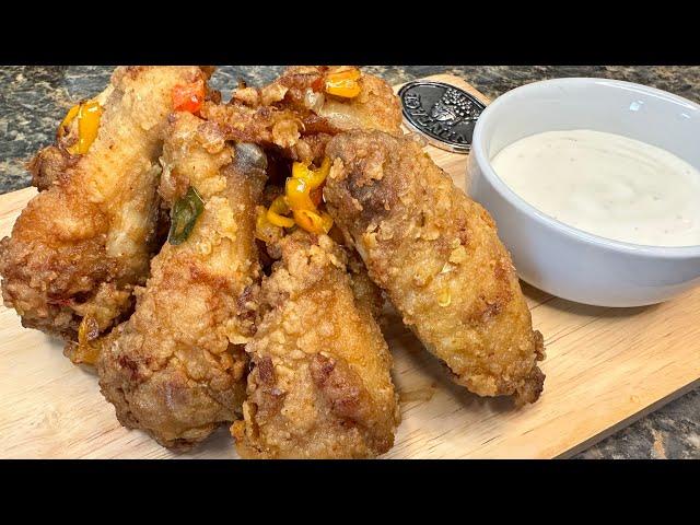 Perfectly Crispy Peppered Wings || An Easy Recipe for Deliciousness