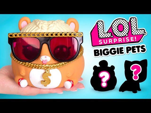 Was ist im L.O.L. Surprise Biggie Pets Hamster? Eye Spy Serie
