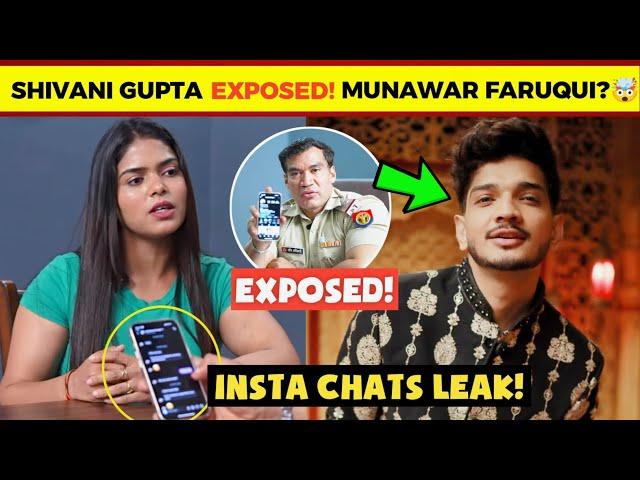 Shivani Gupta EXPOSED! Munawar Faruqui, Munawar Instagram Flirting Chats LEAK, Munawar Faruqui...