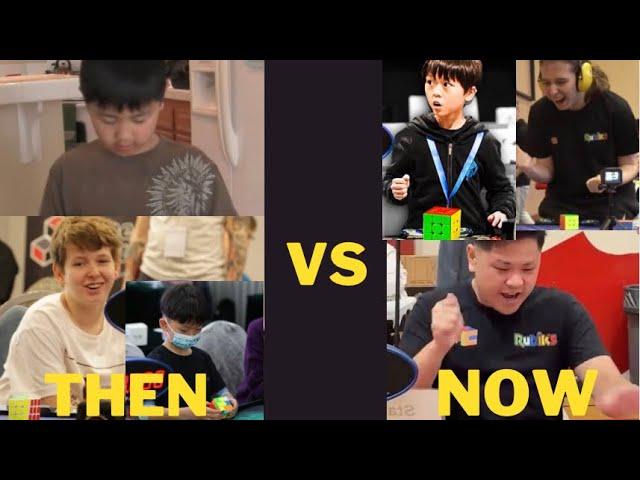 Top Cubers Then Vs. Now!