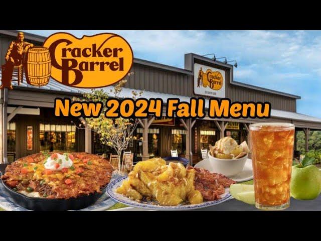 Cracker Barrel's NEW 2024 Fall Menu Lineup Review