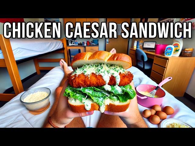 I made the VIRAL Chicken Caesar Sandwich…and it actually turned out amazing (recipe)