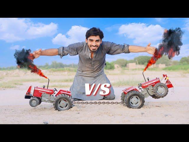 Massey 385-4x4 Tractor V/S Massey 385-2WD | Muhammad khan | Abubakar Shabir