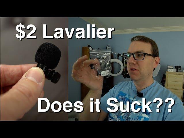 $2 Lavalier Mic... Does it Suck?? Neewer Lapel Microphone