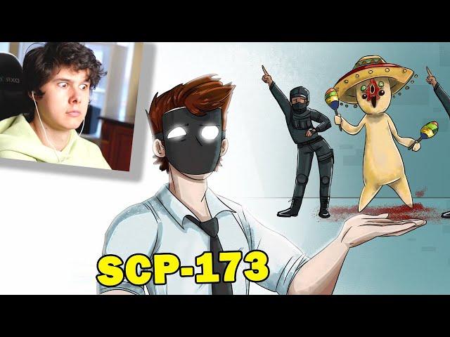 SCP-173 Скульптура (Анимация SCP) - Реакция на Детектив Войд