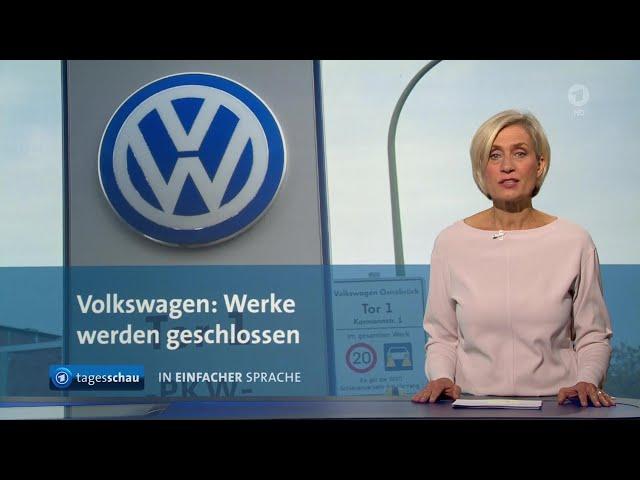 tagesschau in Einfacher Sprache 19:00 Uhr, 28.10.2024