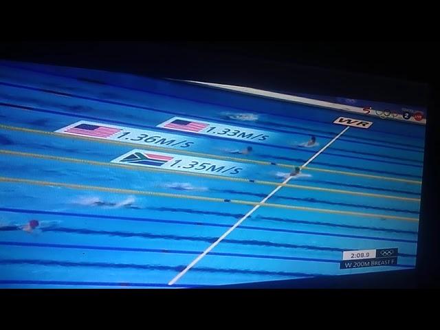 Titjana Schoenmaker breaking world record 200m Breaststroke could hold myself #Olympics