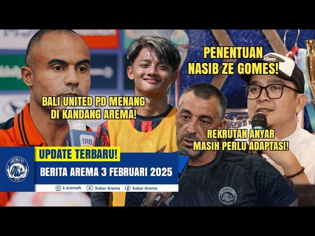 STAY/OUT! Arema vs Bali Penentuan Nasib Ze Gomes! Rekrutan Anyar Arema FC Masih Perlu Adaptasi