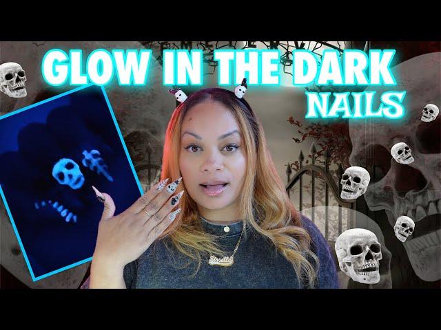 HALLOWEEN GLOW IN THE DARK SKULL NAILS  | LGNPRO