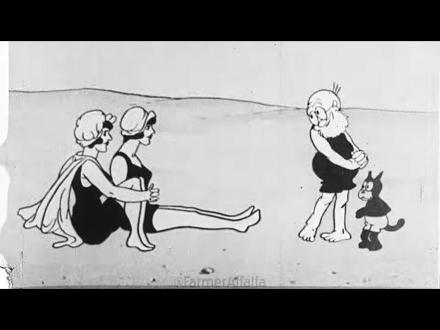 Springtime | 1923 | Aesop's Fables Silent Cartoon | Farmer Alfalfa | 16mm | Paul Terry