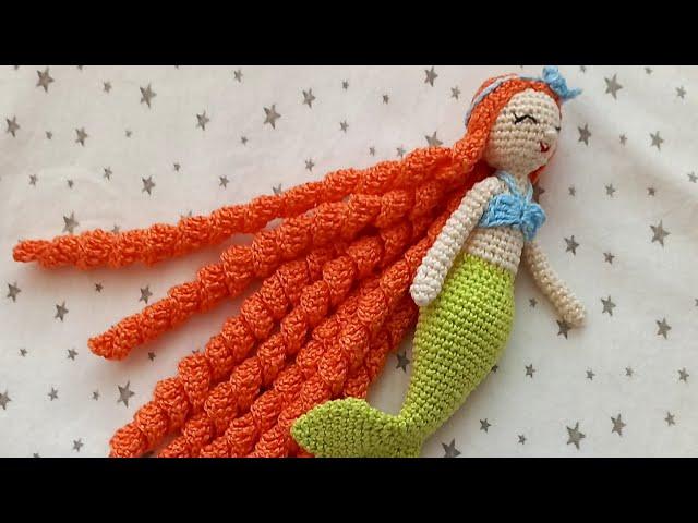 Русалочка амигуруми крючком #вязаниекрючком #амигуруми #игрушкадлянедоношенных