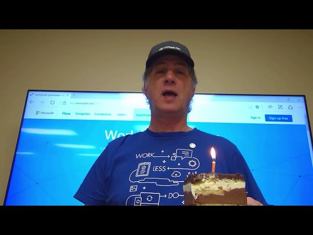 Happy Birthday Microsoft Flow