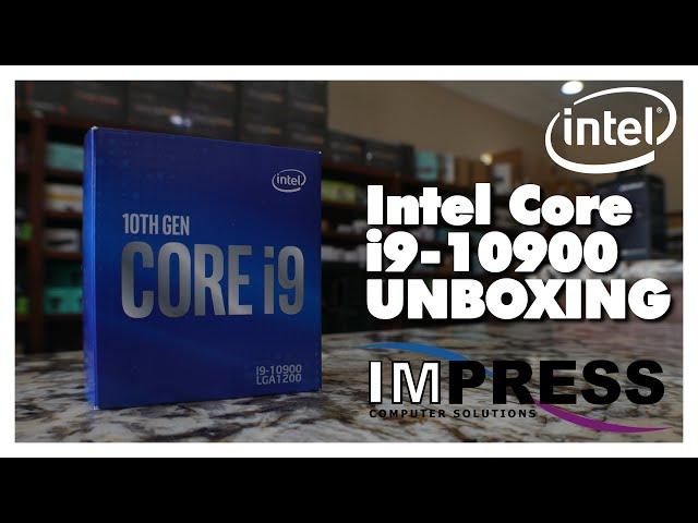 UNBOXING Intel 10th Gen i9-10900 Processor - Impress Computers