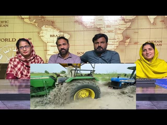 Tractor di power || To chain || Punjabi reaction || Pakistani reaction