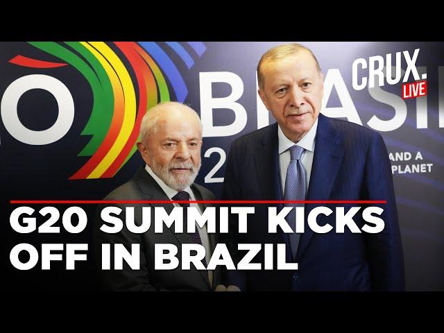 G20 Summit 2024 Live | G20 Brazil Live | World Leaders Arrive As G20 Summit Begins In Brazil