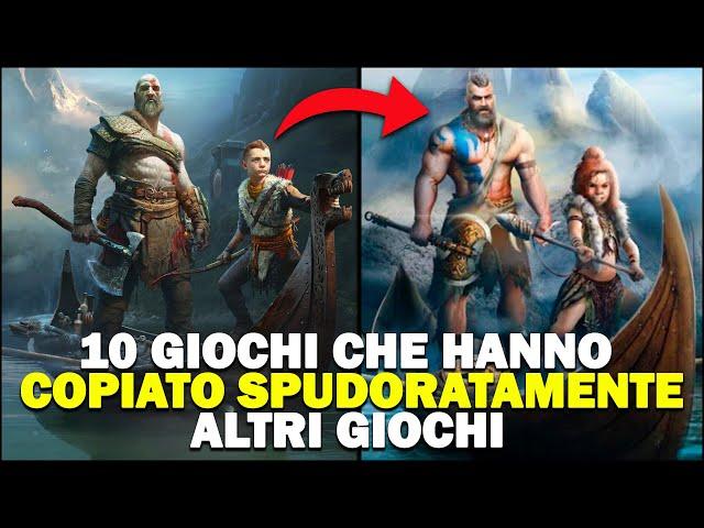 10 GIOCHI che hanno COPIATO SPUDORATAMENTE altri giochi