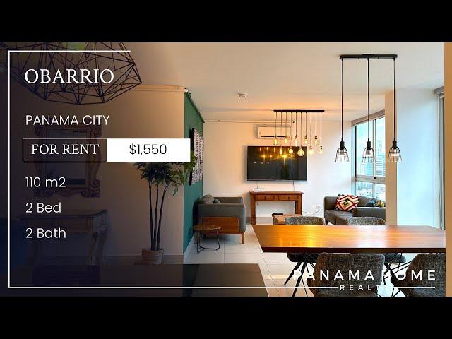 $1,550 Beautiful fully furnished apartment for rent in Obarrio