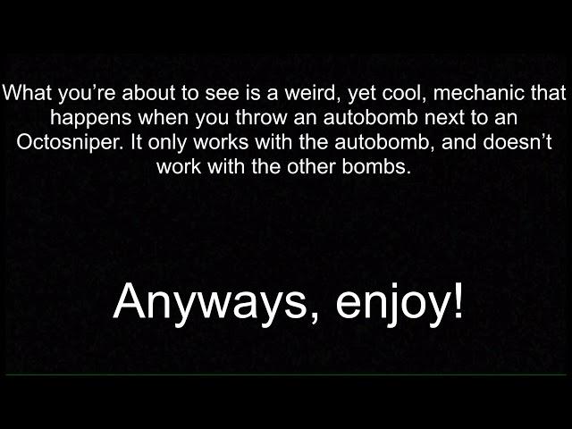 Strange Octosniper/Autobomb interaction