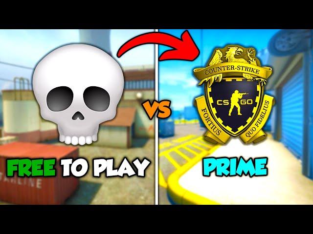 CS:GO FREE TO PLAY vs PRIME! Free better?!?!