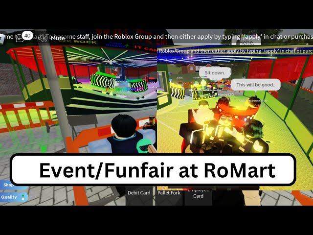 [Day 26] Events and Ride at RoMart(Roblox)