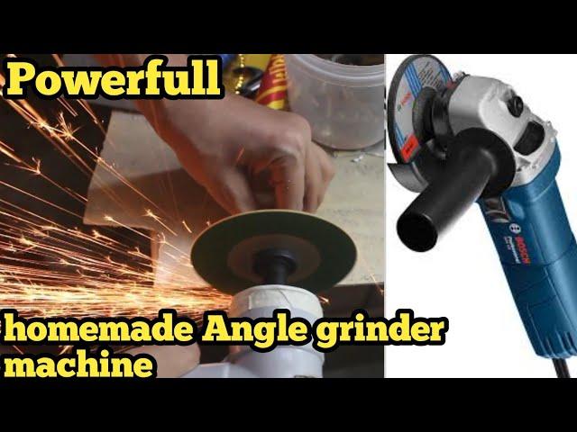 How to make angle grinder machine at home |