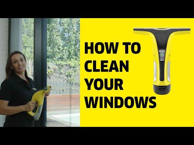 How To Clean Your Windows With Kärcher Window Vacs