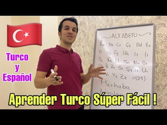 CLASES DE TURCO 1 (MUY FÁCIL) + Alfabeto + Frases de Amor en Turco