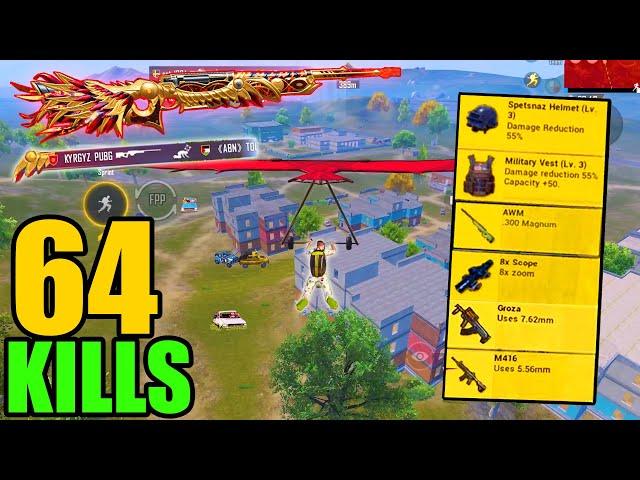 64KILLS!! NEW BEST LOOT GAMEPLAY with AWM + GrozaSAMSUNG,A3,A5,A6,A7,J2,J5,J7,S5,S6,S7,59,A10,A20