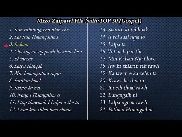 Mizo Zaipawl Hla Nalh  Top 50 Gospel