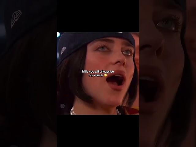 Feeling sad for herBut Billie you will always be our winner #celebscenez #grammys #billieeilish