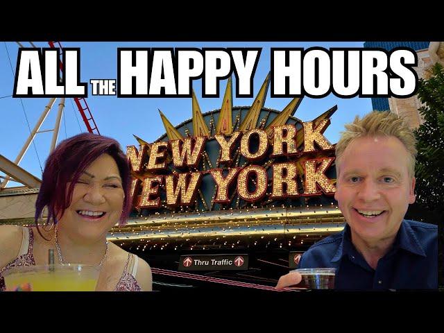 HAPPY HOURS at NEW YORK NEW YORK HOTEL & CASINO!