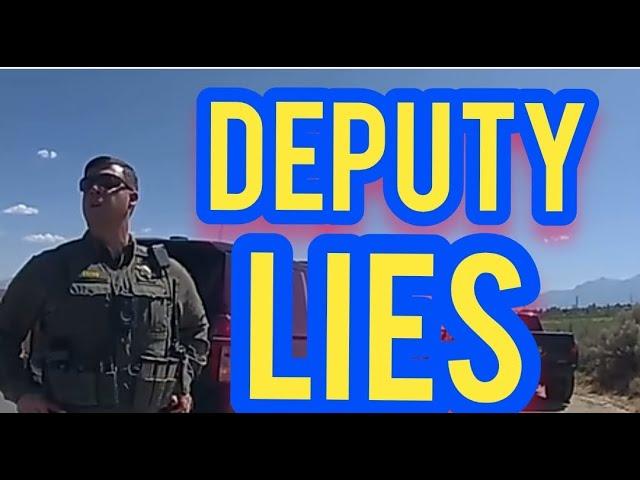 DEPUTY LIES TO COURT