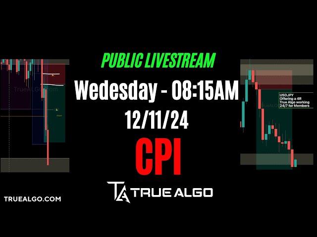 CPI Live December - Trading Predictions Live with True Algo